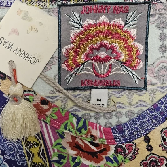 JOHNNY WAS FRANCO SWING TANK TOP SIZE MEDIUM - Picture 5 of 6